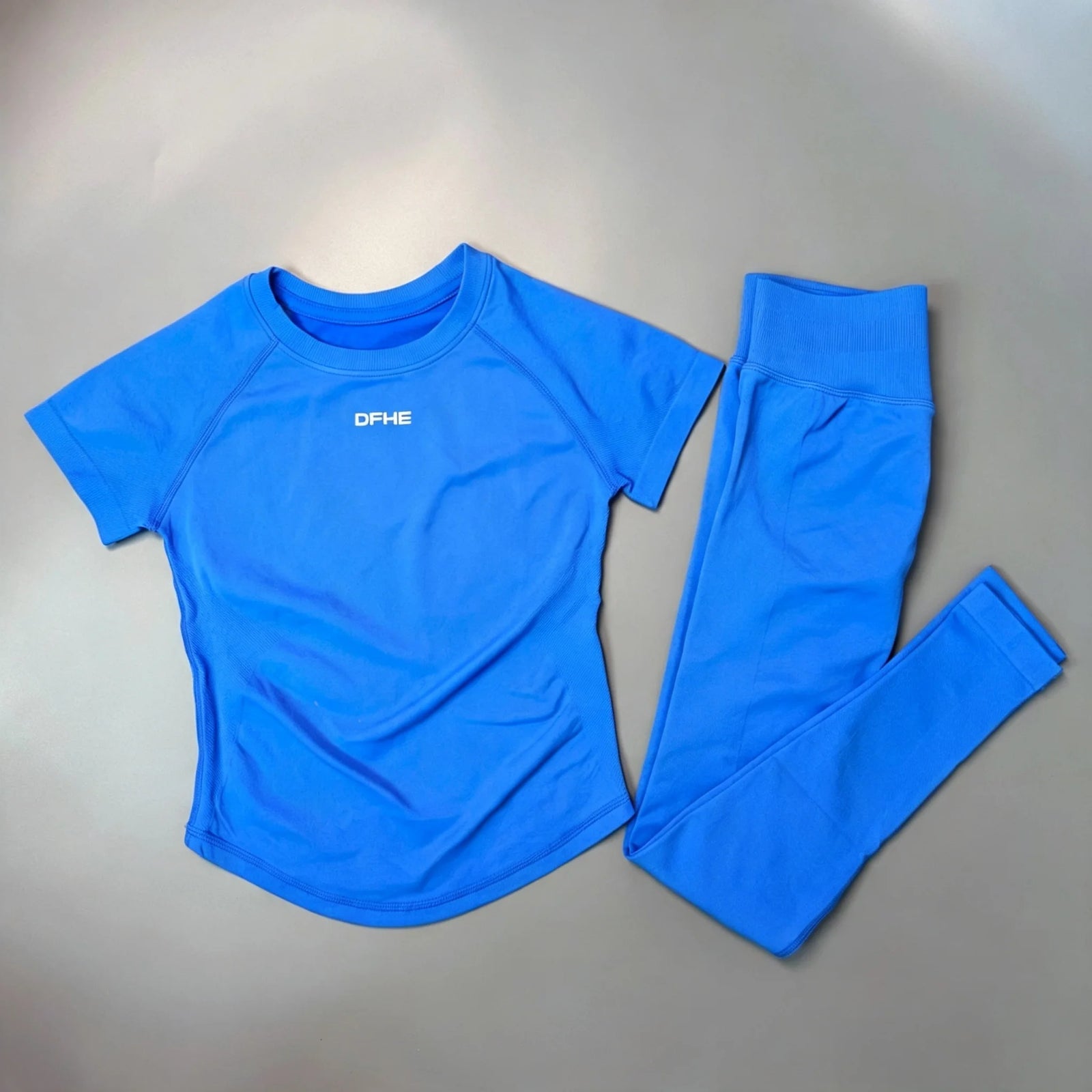 Women's Short Sleeve Yoga Top and Leggings Set