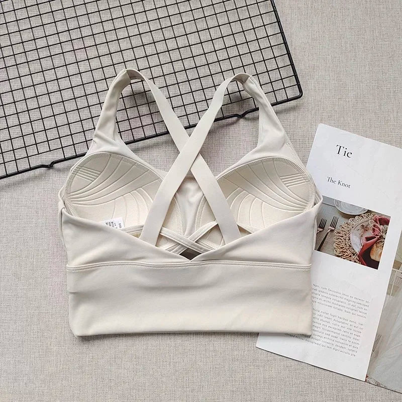Women's Cross-Strap Sports Bra