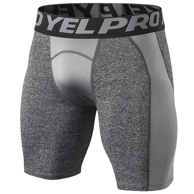 Men's Fitted Training Shorts for Gym and Running