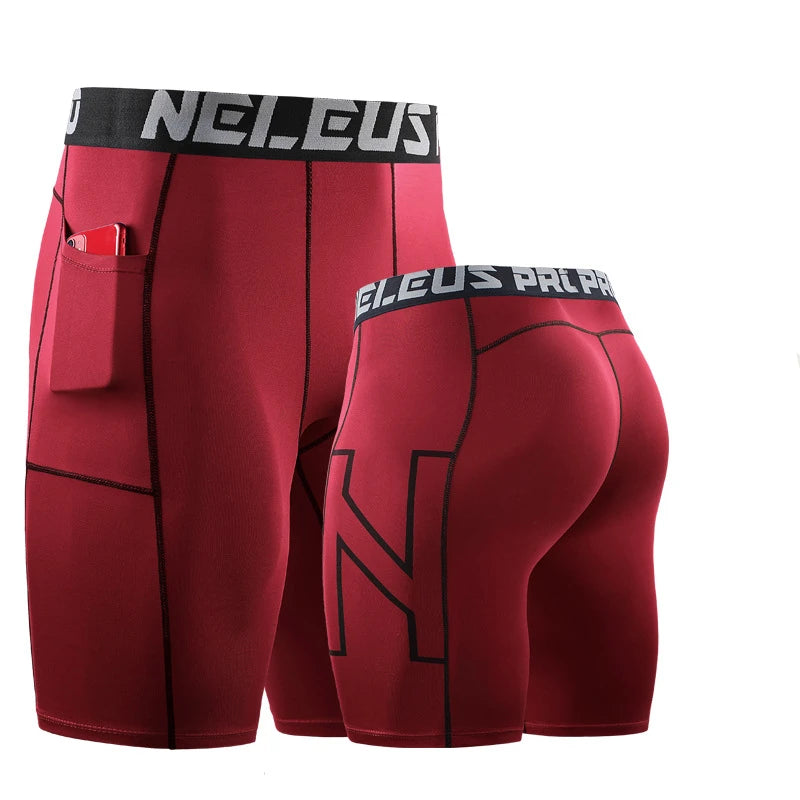 Men's Pocket Training Shorts for Gym and Running
