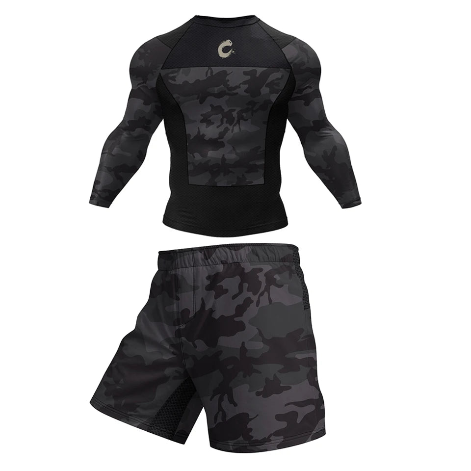 Compression Training Top and Shorts Set with Piece Options