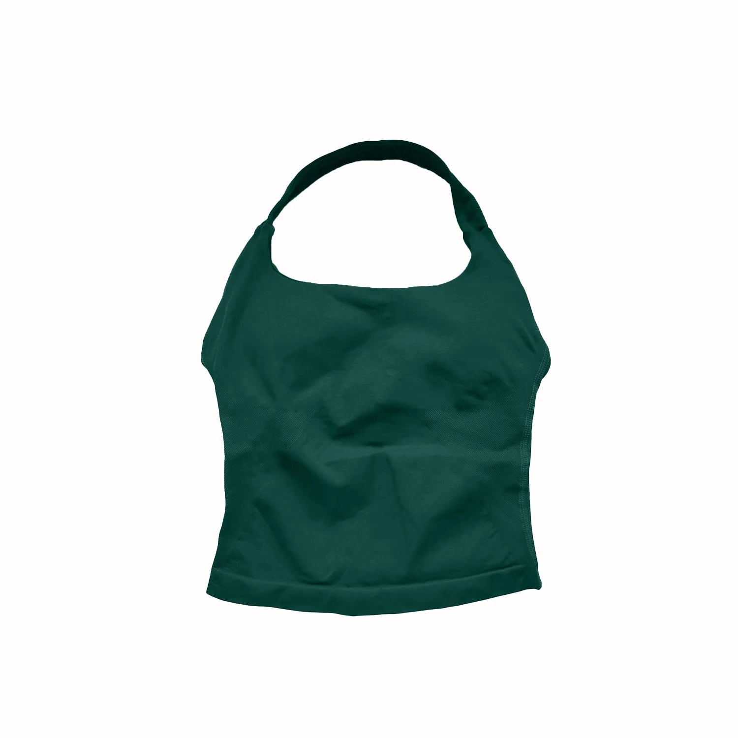 Women's Halter Neck Longline Fitted Tank Top For Workout Outfits