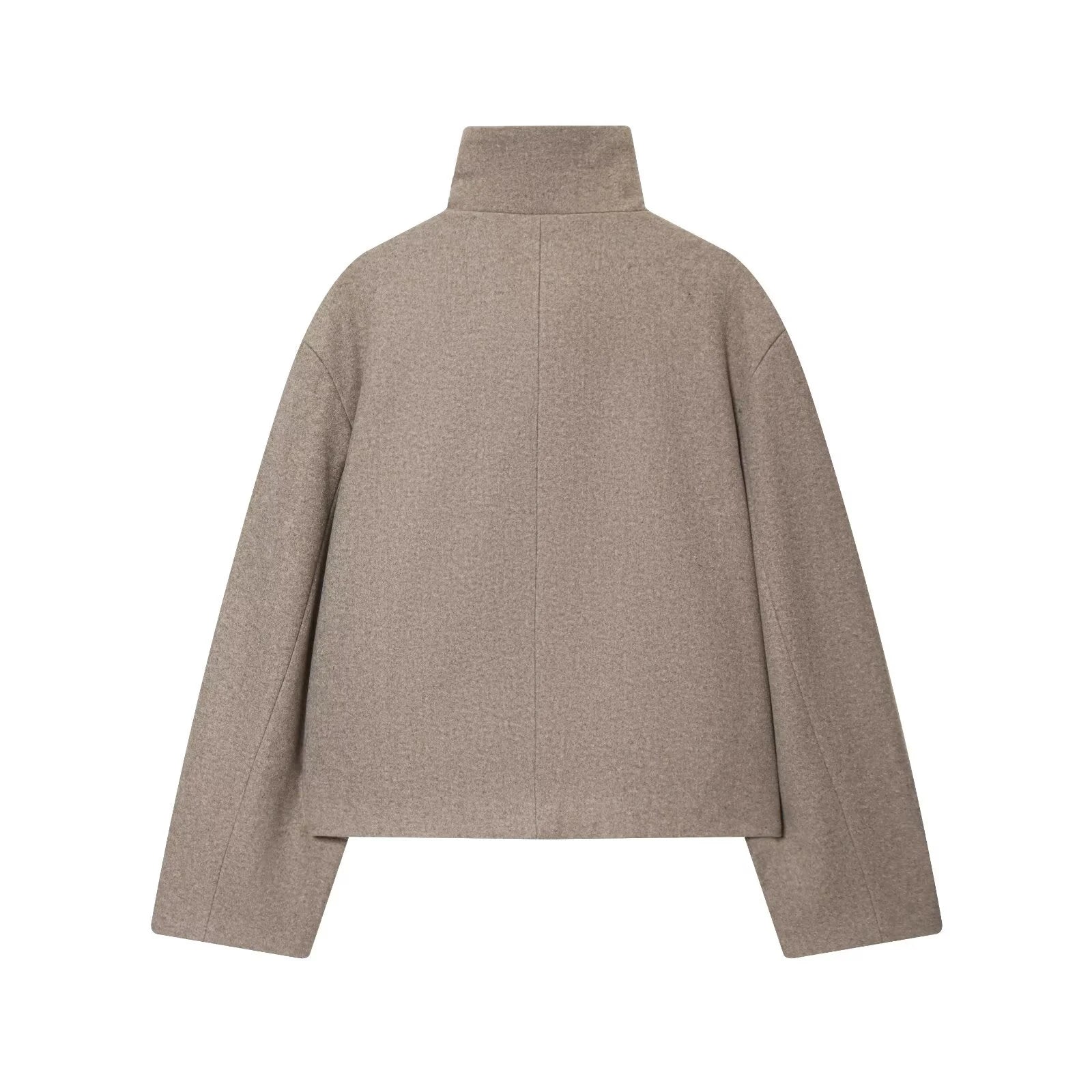 Women's Long-Sleeve Button-Front Coat
