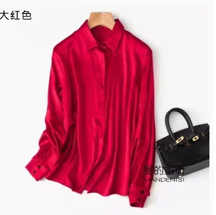 Women's Collared Long Sleeve Shirt