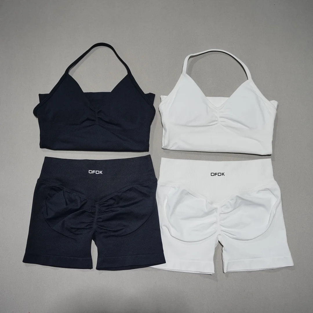 Women's Tank And Shorts Yoga Set For Workout Outfits