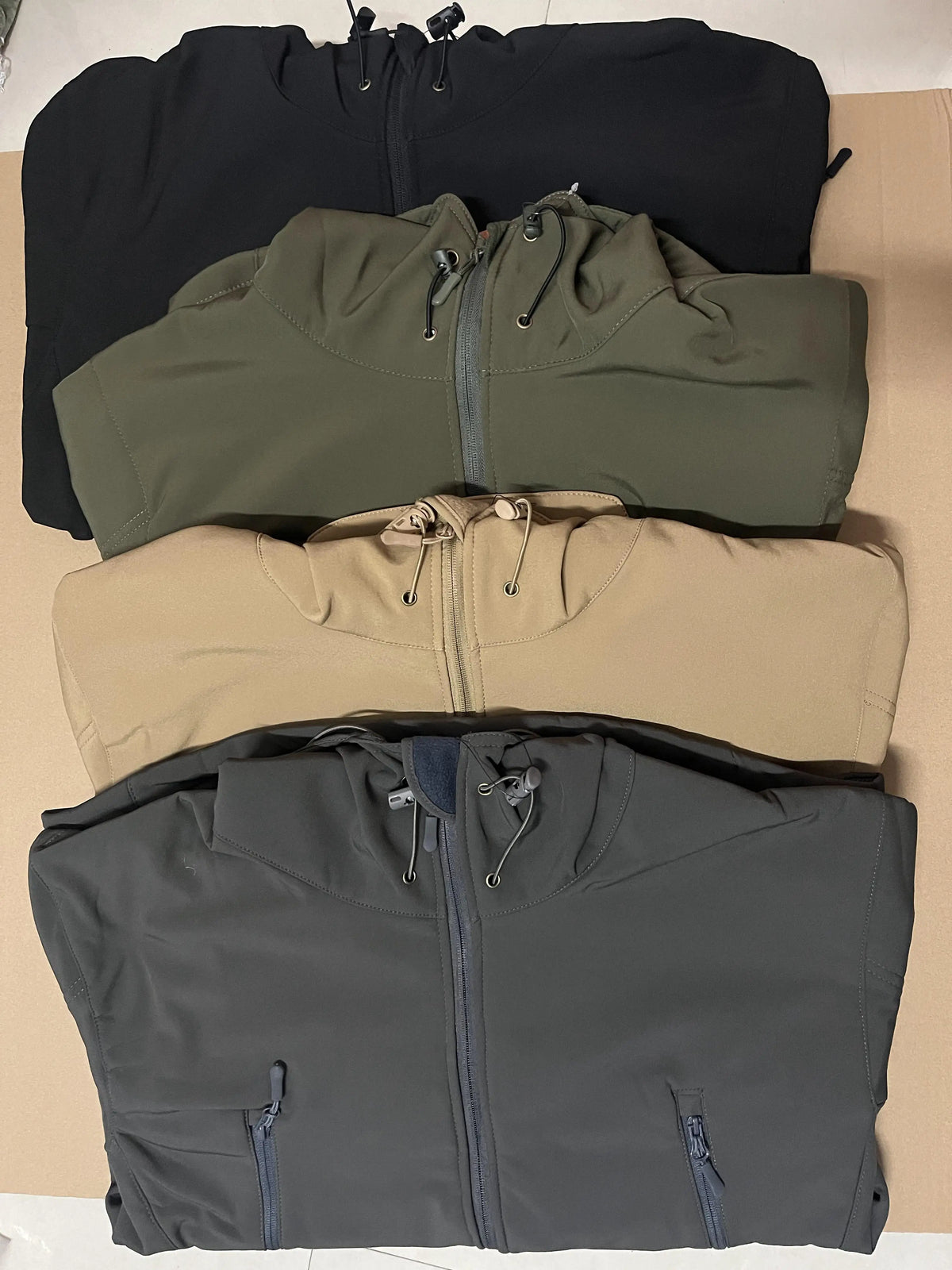Men's Stand Collar Softshell Jacket