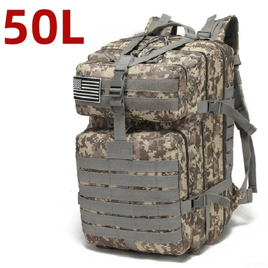Outdoor Webbing Backpack with Original Pack Size Options