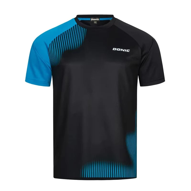 Printed Table Tennis Short Sleeve T-shirt For Sports Outfits