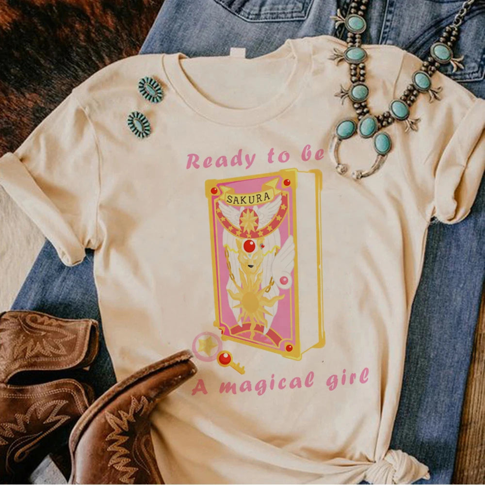 Cardcaptor Sakura Graphic Short-Sleeve T-Shirt