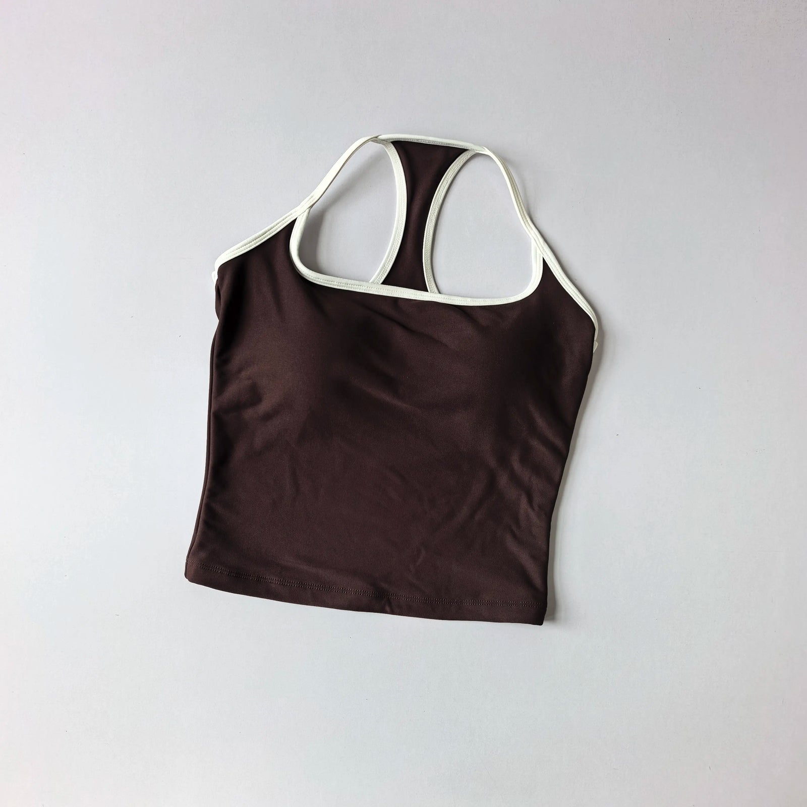 Women's Wide Strap Longline Sports Tank Top For Workout Outfits