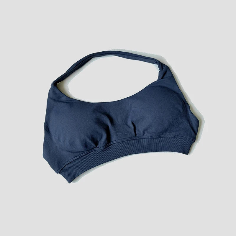Women's Scoop Neck Halter Sports Bra