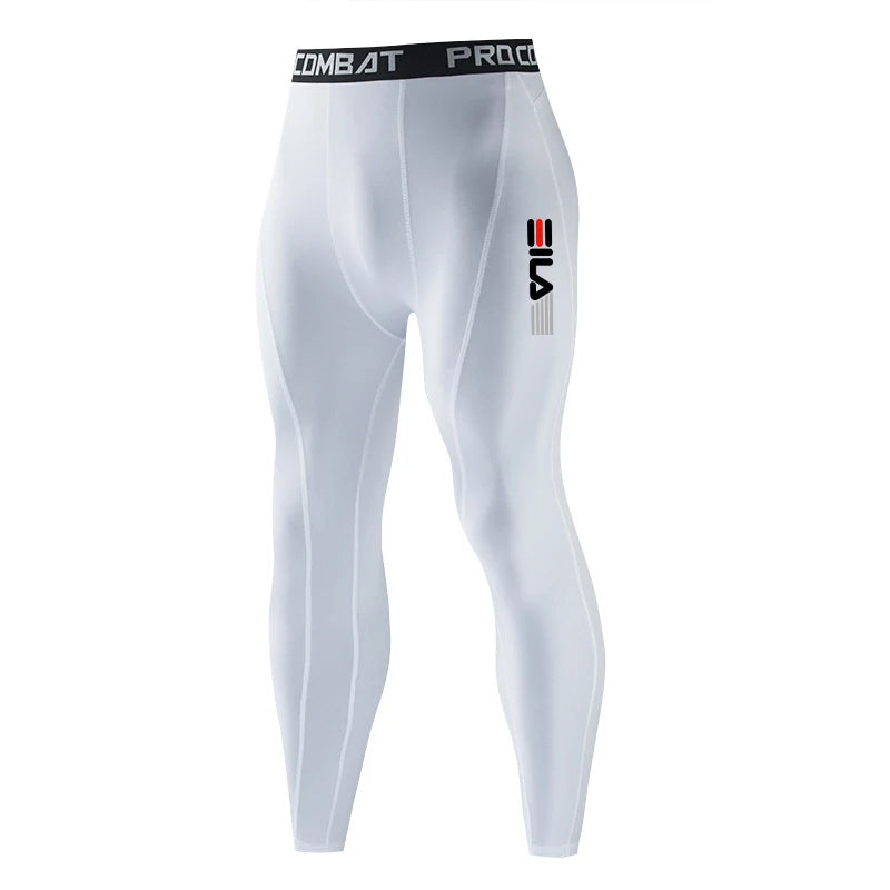 Men's Fitted Training Leggings for Gym and Running
