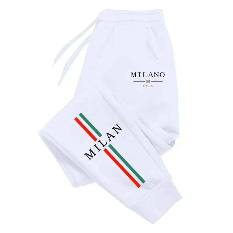 Men's Graphic Print Drawstring Waist Casual Pants For Everyday Wear