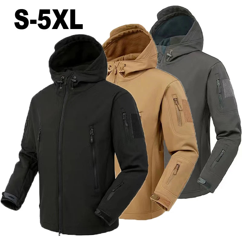 Men's Hooded Zip Front Jacket with Separate Trouser Options