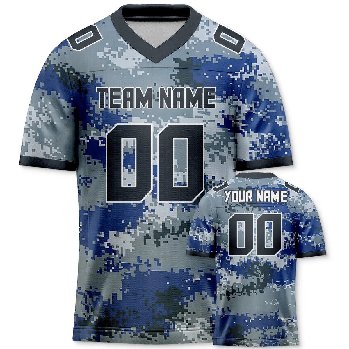 American Football Graphic Short Sleeve Sports Jersey with Number Print