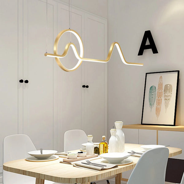 Modern LED Chandelier Ceiling Light Pendant Hanging Lamp Dining Room Remote 78W Restaurant creative chandelier Decor