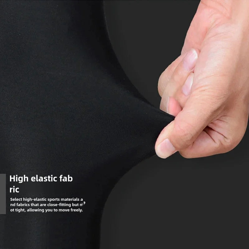 Men's Fitted Training Leggings for Gym and Running