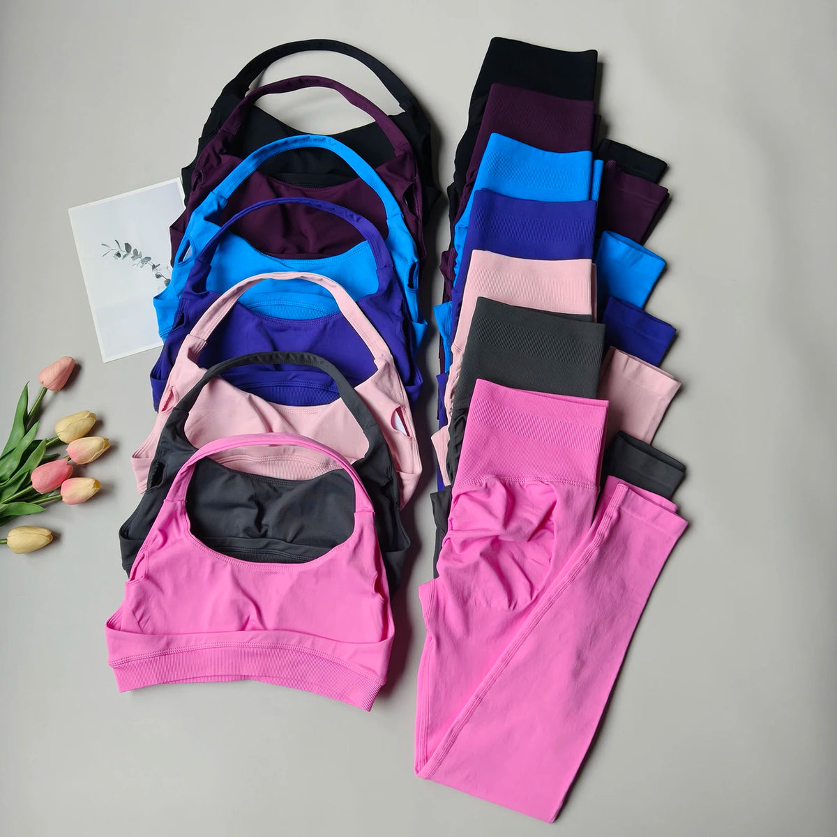 Women's Halter Bra And Leggings Yoga Set For Workout Outfits