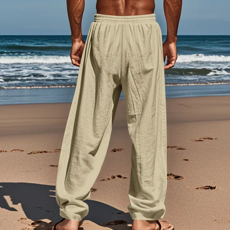 Full Length Loose Fit Casual Streetwear Drawstring Pants