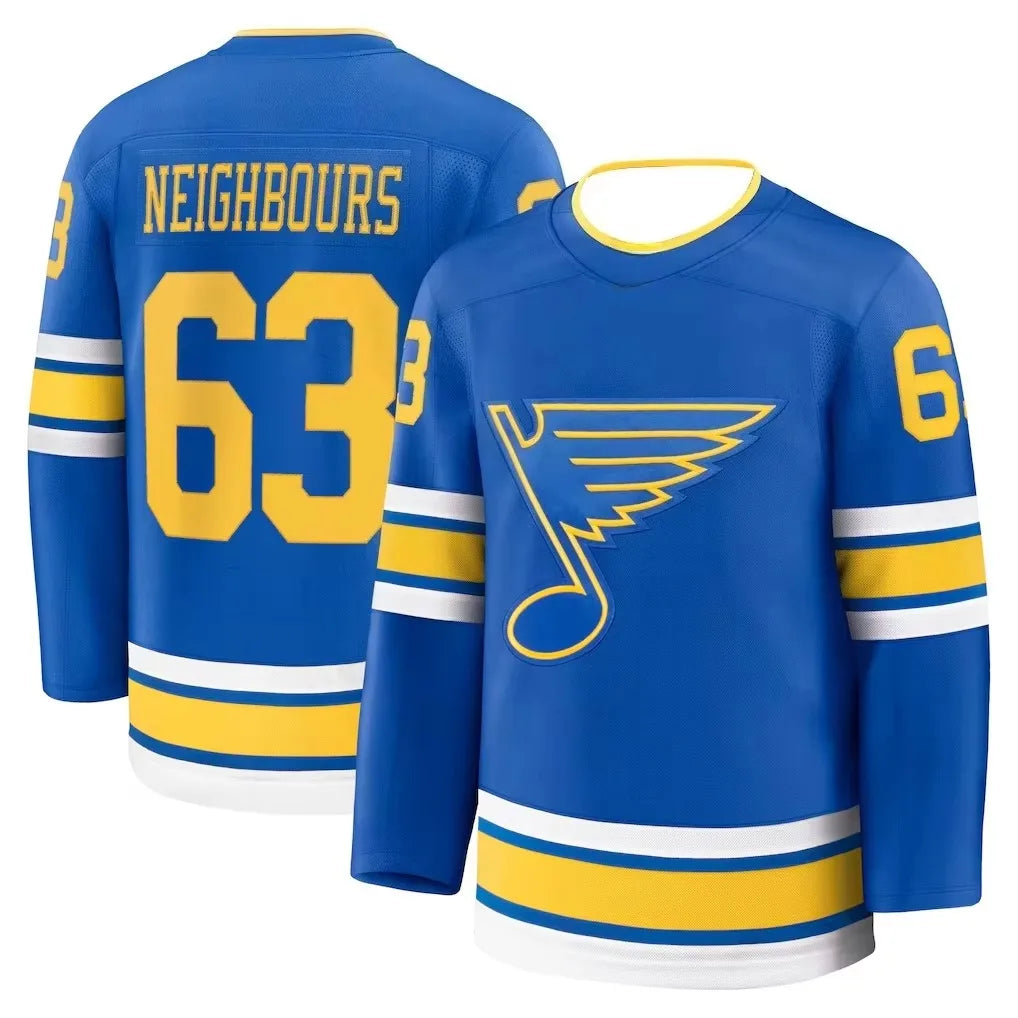 Player Number Hockey Graphic Long Sleeve Jersey For Sports Outfits