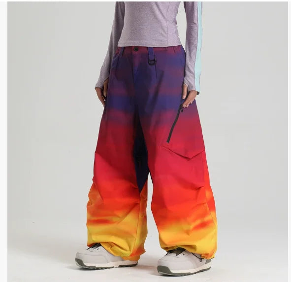 Full Length Loose Fit Ski and Snowboard Winter Pants