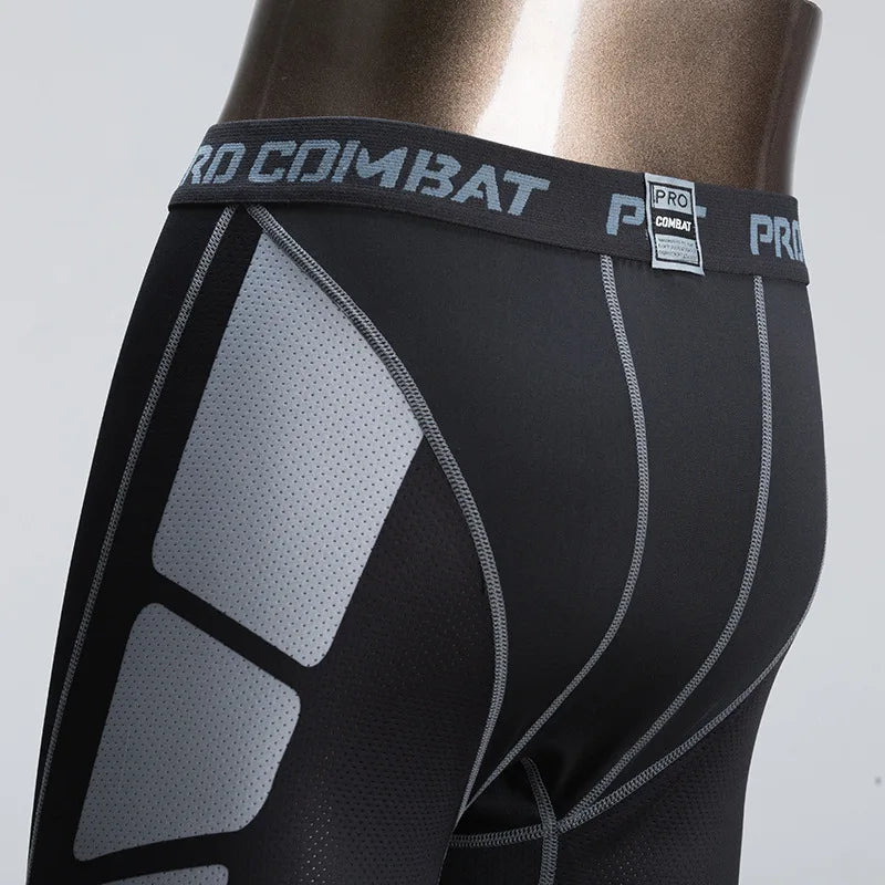 Men's Fitted Training Shorts for Gym and Running