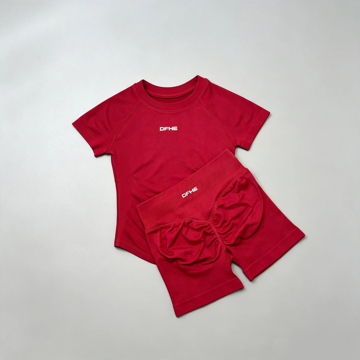 Women's Tee And Shorts Yoga Set For Workout Outfits