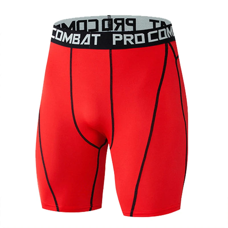 Men's Fitted Training Shorts for Gym and Running
