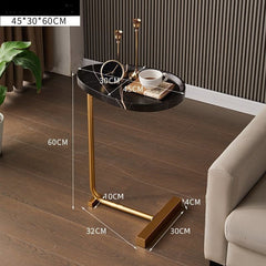 Nordic Side Table Modern Living Room Home Sofa Side Table Hotel Homestay Bedside Side Table Iron Assemble Furniture For Office