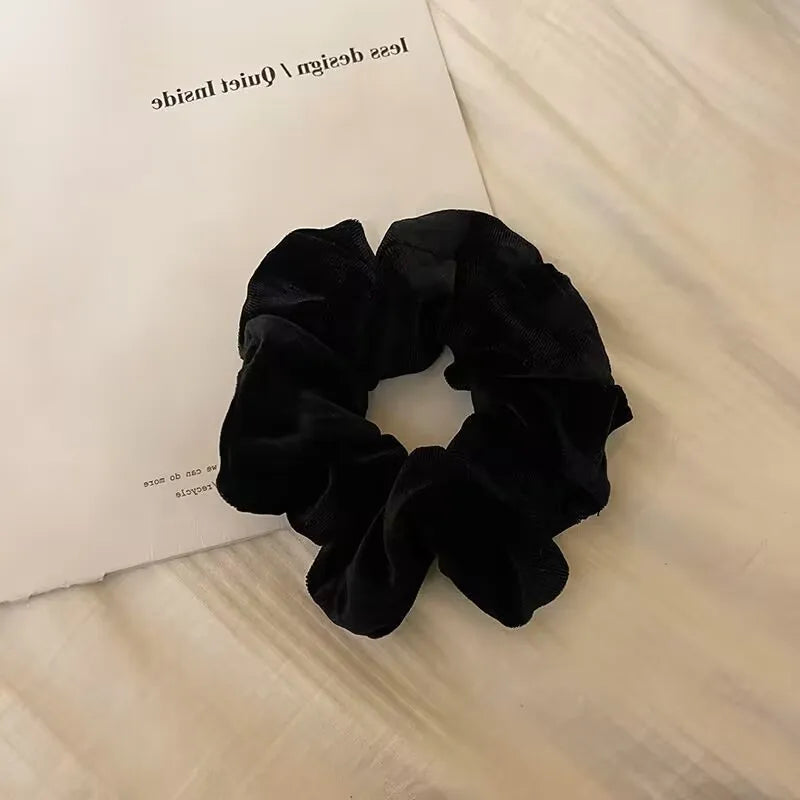 Fabric Scrunchie Elastic Hair Band for Ponytail and Bun Styling
