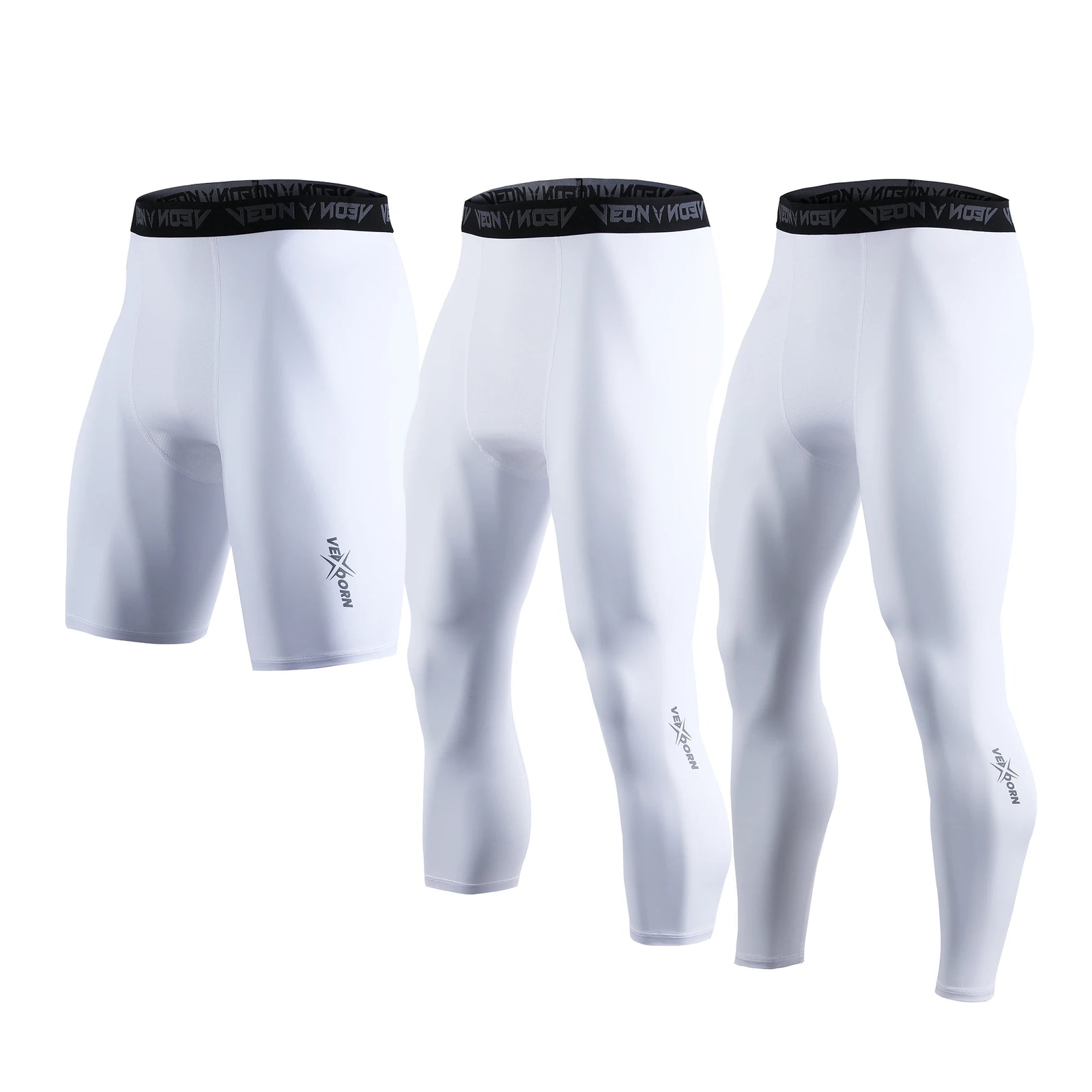 Men's Fitted Training Leggings for Gym and Running