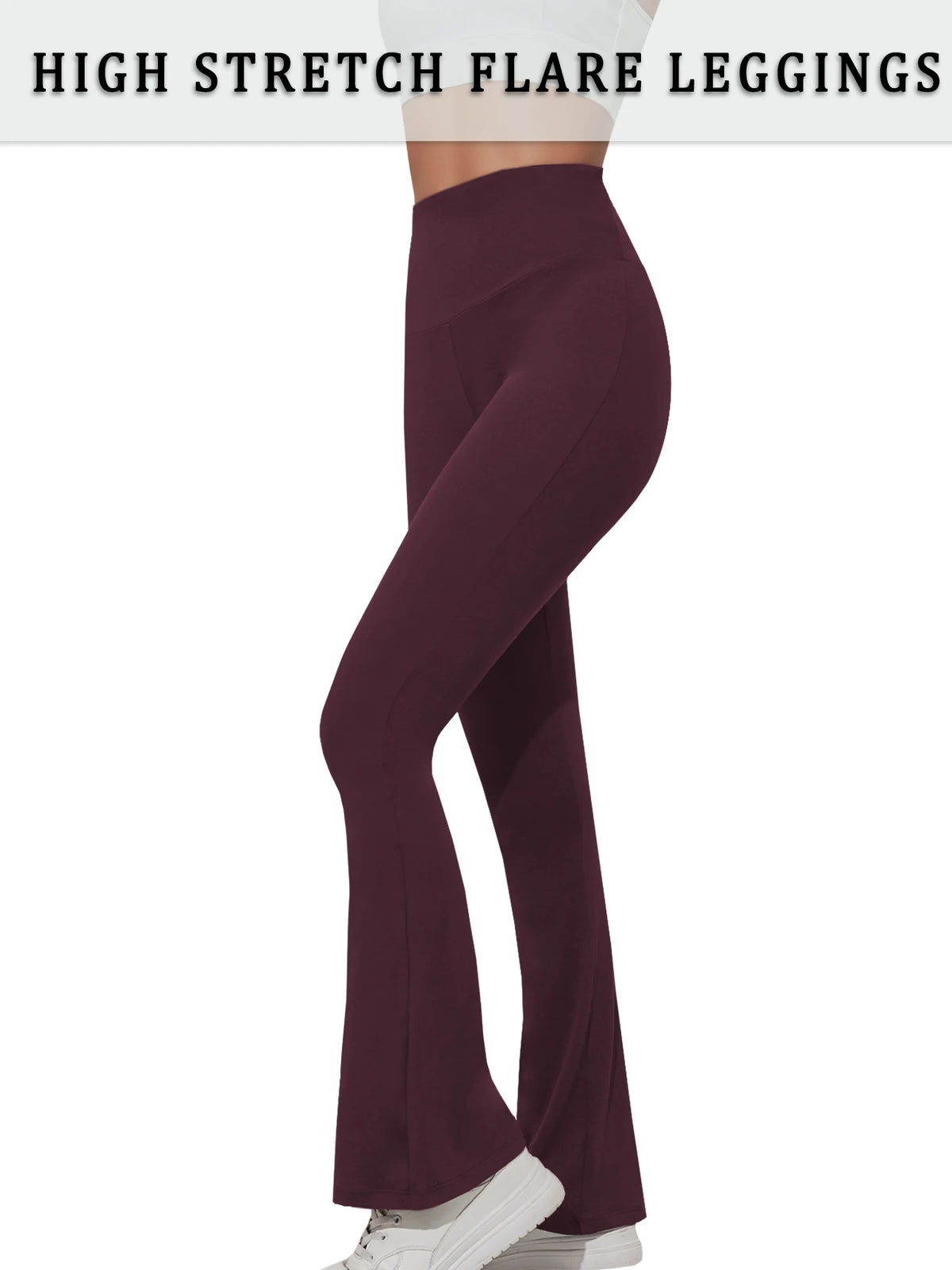 Women's High Waist Flared Leggings For Workout Outfits