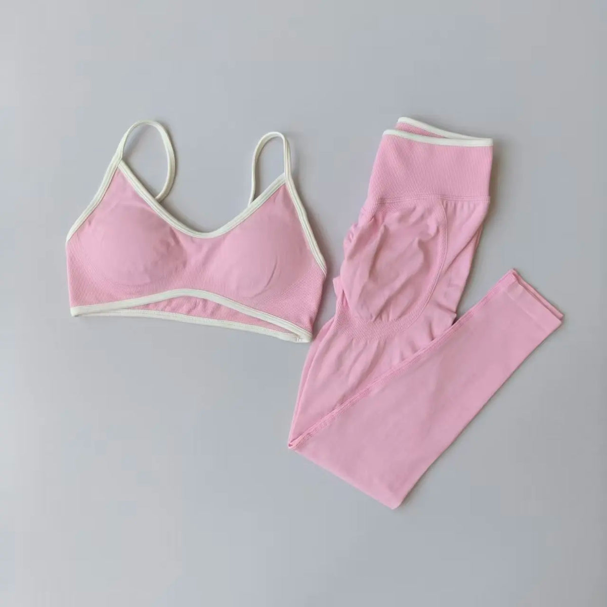 Women's Cross Back Bra And Leggings Yoga Set