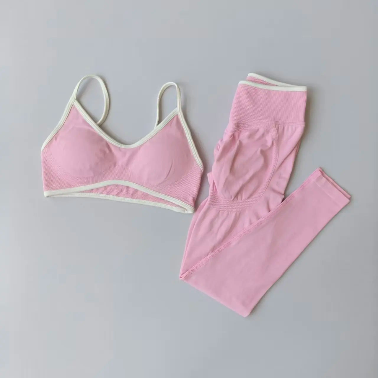 Women's Cross Back Bra And Leggings Yoga Set