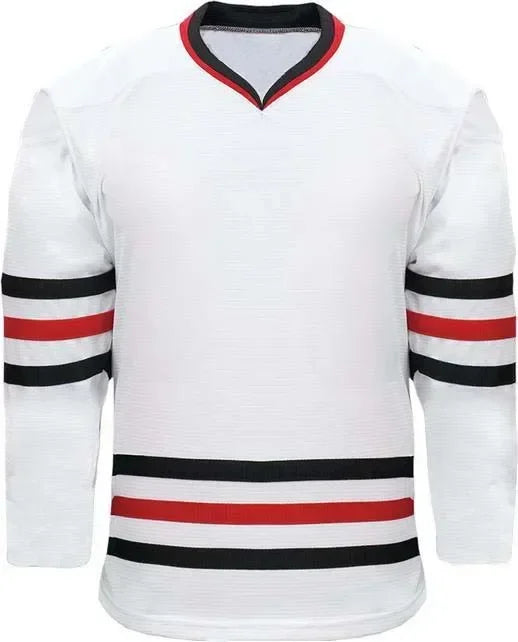 Plain Striped Hockey Practice Long Sleeve Jersey For Sports Outfits