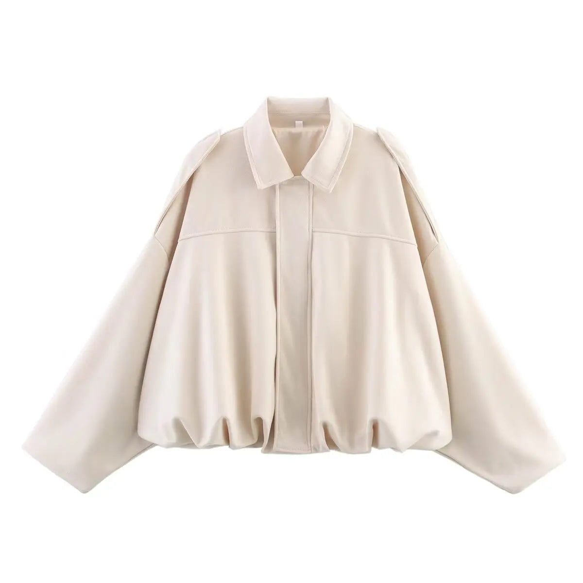 Women's Suede-Look Zip-Front Bomber Jacket