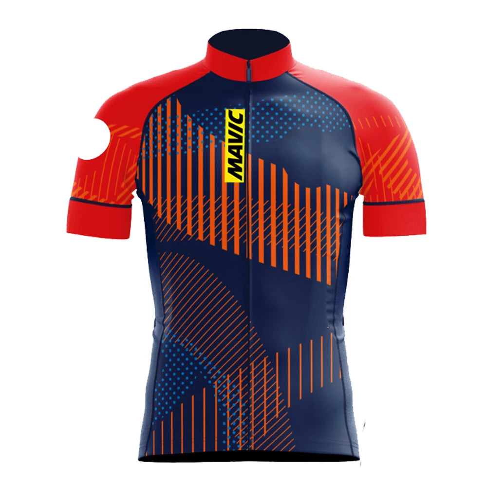Men's Cycling Jerseys and Shorts with Separate Graphic Style Options