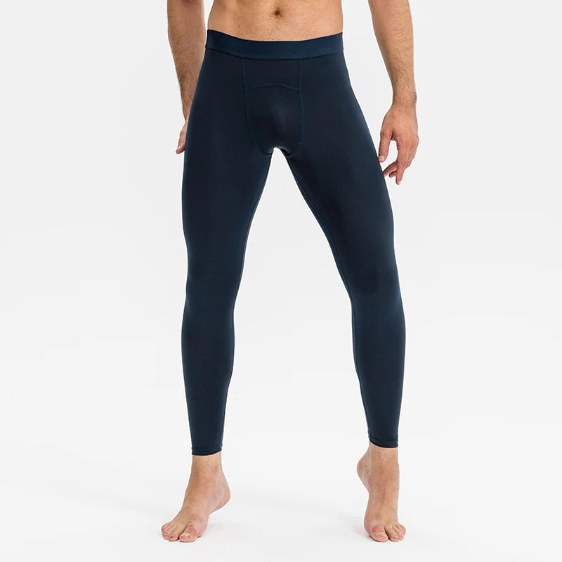 Men's Fitted Training Leggings for Gym and Running