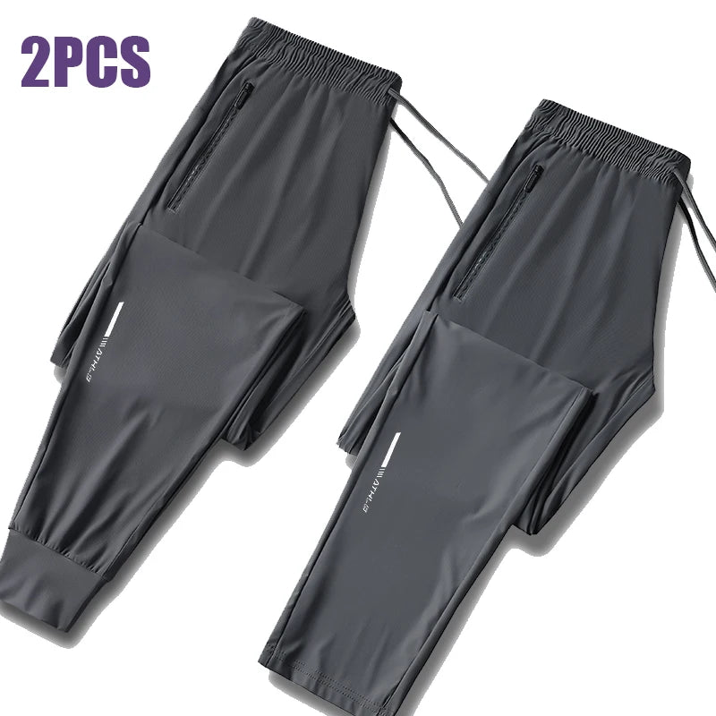 Men's Elastic Waist Casual Pants For Everyday Wear