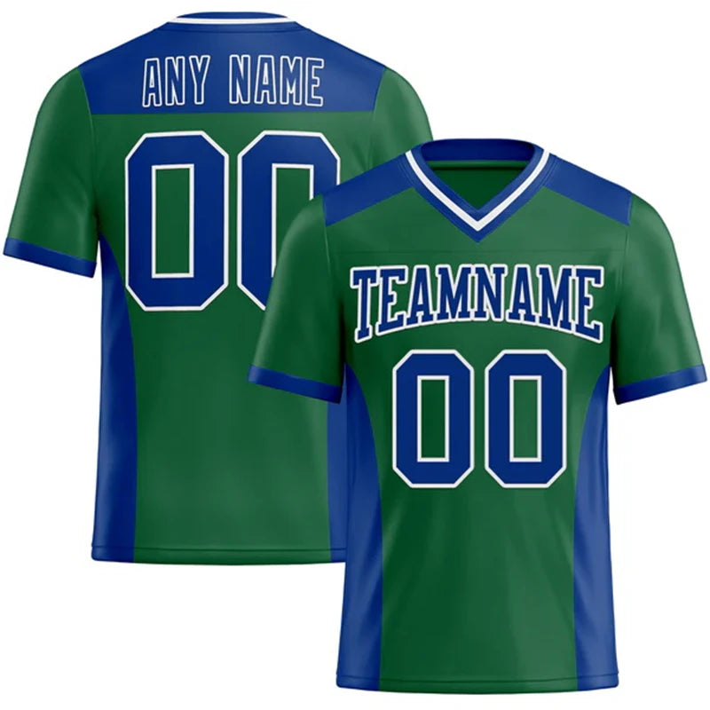 Number Print Football Short Sleeve Jersey For Sports Outfits