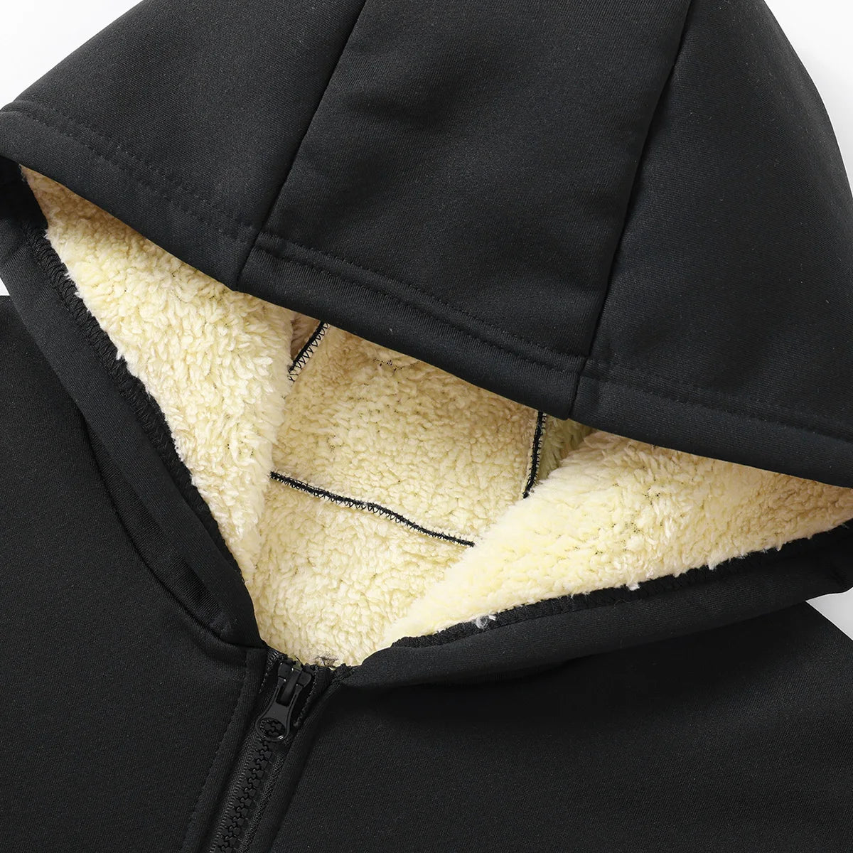 Men's Fleece Lined Zip Front Hoodie