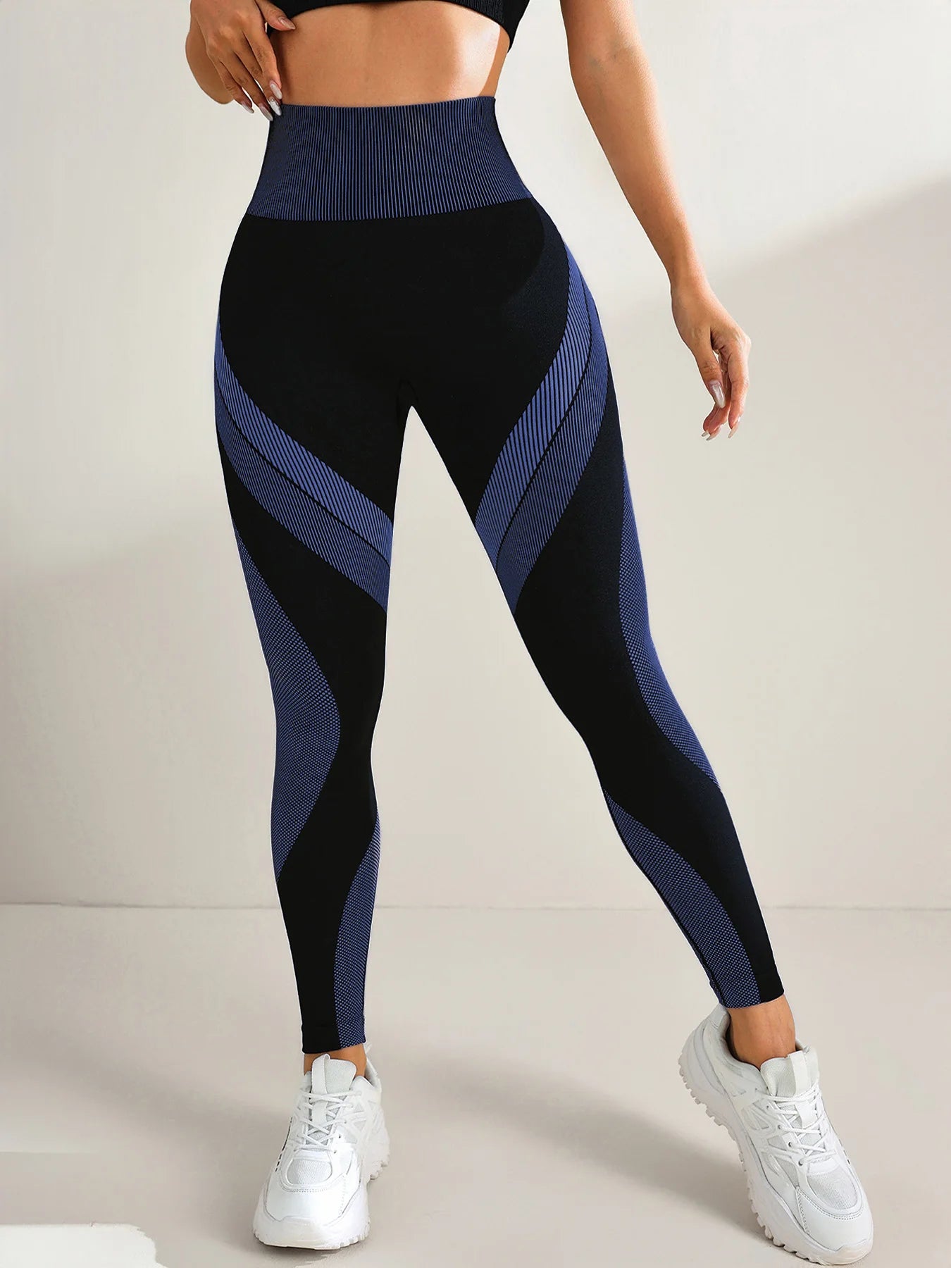 Women's Panelled Full Length Leggings For Workout Outfits