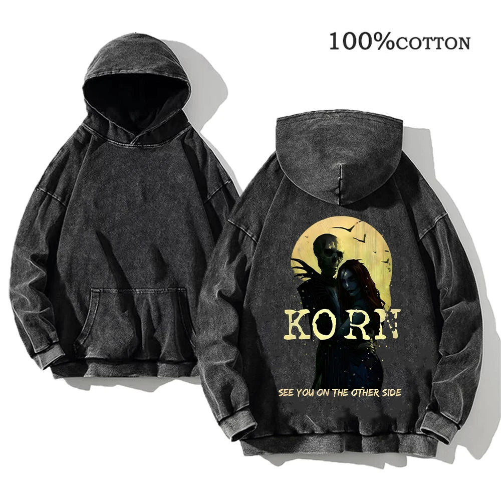 Graphic Long Sleeve Casual Hooded Sweatshirt with Original Style Options
