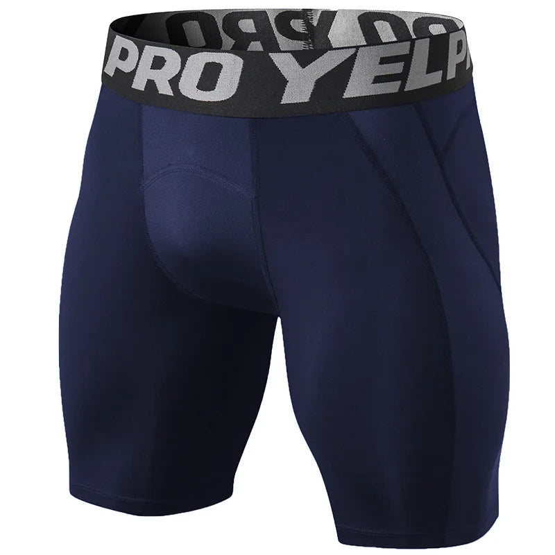 Men's Fitted Training Shorts for Gym and Running