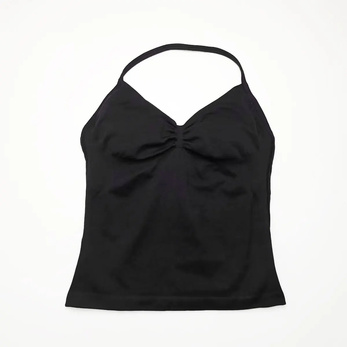 Women's Halter Strap Longline Sports Tank Top For Workout Outfits