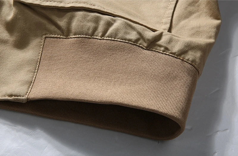 Fury Brad Pitt WW2 US Army Military Tanker Jackets Khaki Cotton Field Combat Outwear Uniforms Spring Autumn Lightweight Coats