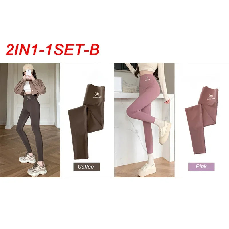 Women's High Waist Full Length Leggings For Workout Outfits