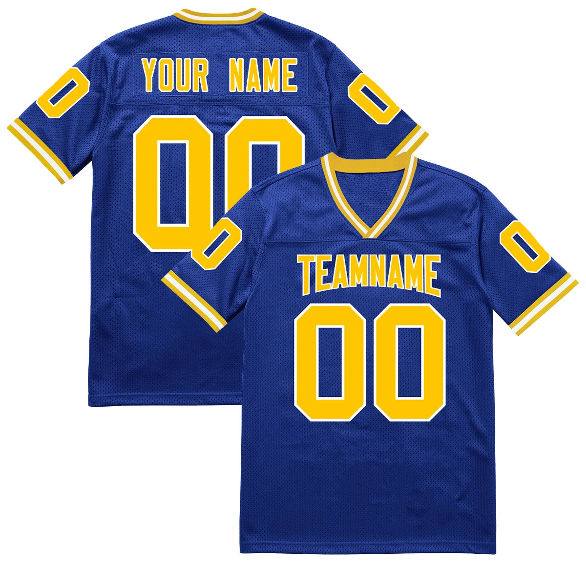 American Football Graphic Short Sleeve Crew Neck Sports T Shirt