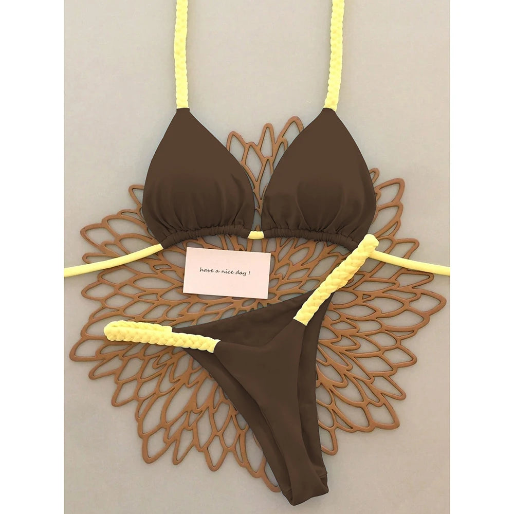 Solid Micro Bikini
