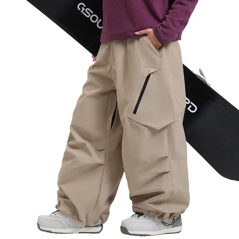 Full Length Loose Fit Ski and Snowboard Winter Pants